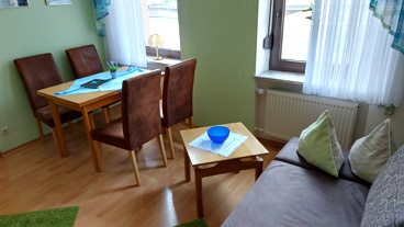 Wohnraum der Ferienwohnung